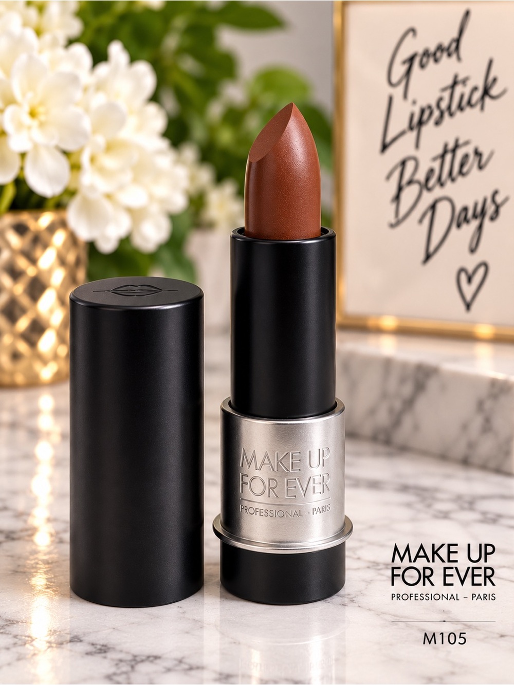 MAKE UP FOR EVER Artist Rouge Mat M105 Matte Lipstick Discontinued 3.5g